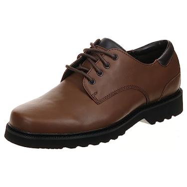 Imagem de Rockport Nothfield Oxford masculino, Marrom escuro, 12 Wide