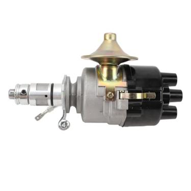 Imagem de Distribuidor de Pontos 45D4 Com Tampa e Braço de Rotor Vermelho para Motores Série A - Desempenho de Ignição Confiável