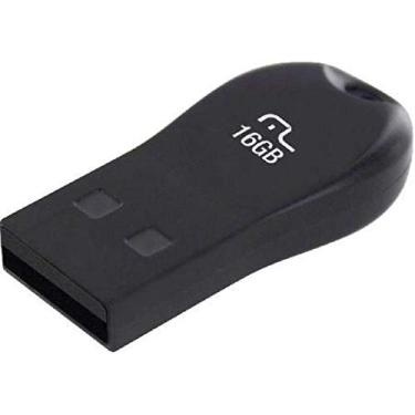 Imagem de Pen Drive Mini 16GB USB Leitura 10MB/s e Gravação 3MB/s Preto Multilaser - PD771