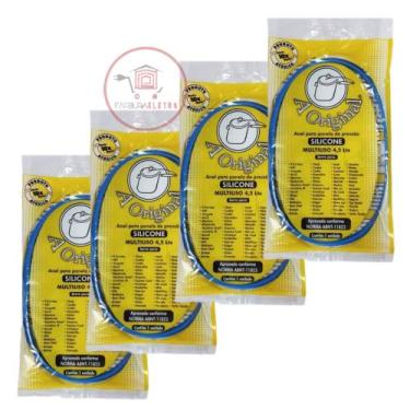 Imagem de 4 Anel de Silicone para Panela de Pressão 4,5L Fortaleza Eirilar Globo