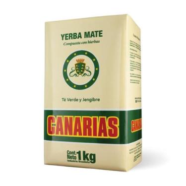 Imagem de Erva-Mate Com Chá Verde E Gengibre Canarias 1Kg, Composto De Erva Mate