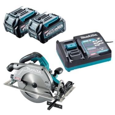 Imagem de Serra Circular 235mm 40V XGT HS010GZ 2x 2.5Ah Makita 220v, 220V