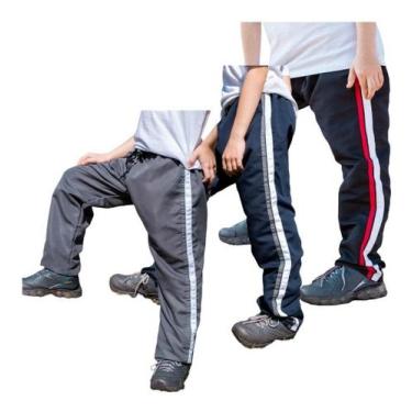 Imagem de Kit 3 Calças Masculina Infantil Tactel Agasalho Inverno 071 - FR, 1 pr