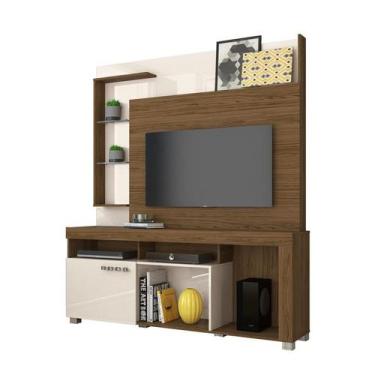 Imagem de Home Theater Icaro Natural / Off White TV 50 Pol - Madetec
