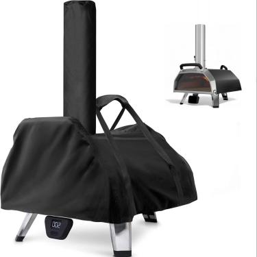 Imagem de Hengme Capa de forno de pizza para fornos de pizza Ooni Karu 16, capa impermeável para churrasqueira de pizza para todas as estações (82,8 x 51,8 x 33,8 cm)