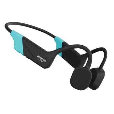 Imagem de Retekess Receptor de fone de ouvido de natação TT120, fones de ouvido de condução óssea para natação, IP68 à prova d'água, 120 m, sistema comunicador subaquático para treinamento em tempo real