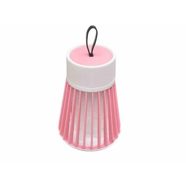 Imagem de Lâmpada Elétrica Mata-Mosquitos Com Luz UV Usb Recarregável Armadilha Para Insetos(rosa)