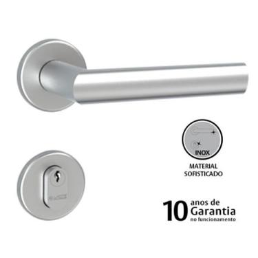 Imagem de Fechadura 892 Externa Escovada 55mm La Fonte - Yale La fonte 