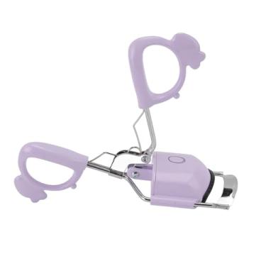Imagem de Caminhão de Cílios Elétricos, Tipo C Recarregável Curler de Cílios Aquecidos Curling para Mulheres para a Festa (Branco) (Rosa) (Roxo)