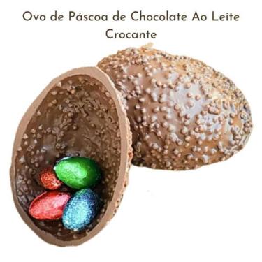 Imagem de Ovo de Páscoa ao Leite Crocante na Casca Presente de Páscoa - Lieben C