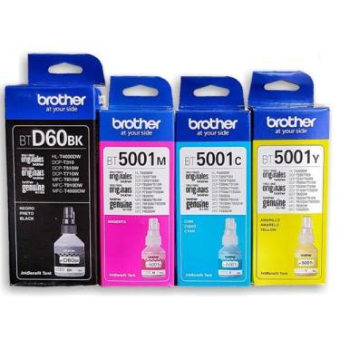 Imagem de Kit 4x Tinta Original Brother Mfc-t4500dw T720dw T820dw