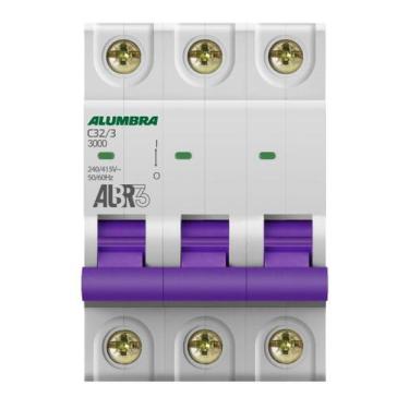 Imagem de Disjuntor Tripolar 3P 32A Curva C Albr3 Alumbra