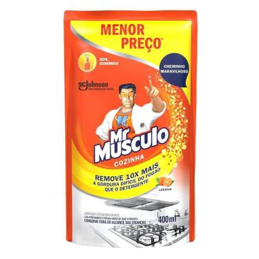 Imagem de Desengordurante Mr Músculo Cozinha Refil Laranja 400ml