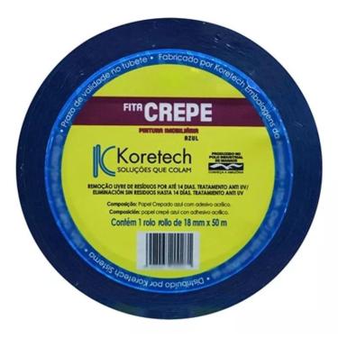 Imagem de Fita Crepe Azul Imobiliária 48Mm X 50M Koretech - 200298