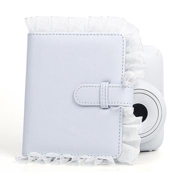 Imagem de Álbum De Fotos Para Instax Mini 12 Babado - 64 Fotos Branco