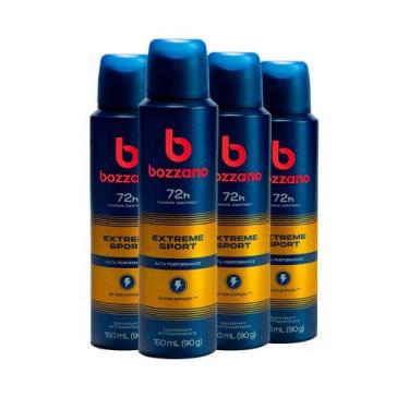 Imagem de Kit Desodorante Aerosol Bozzano Extreme 90g - 4 unidades