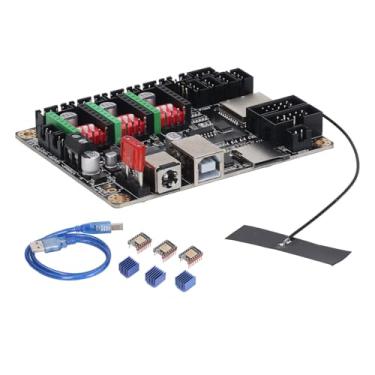 Imagem de Gravador DIY Placa Principal Universal MKS DLC32 32 Bit 12‑24VDC Módulo de Controle Cortador Placa Principal Controlador de Máquina de Gravura ESP32 WROOM 32U Com Driver de Motor