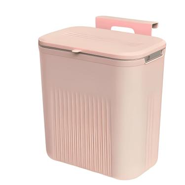 Imagem de Lixeira Suspensa Rose 9 Litros com Suporte Adesivo e Alça de Pendurar Arqplast