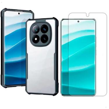 Imagem de Capa Case Acrilico Para Xiaomi Poco X7 + Pelicula Hidrogel - GR Global