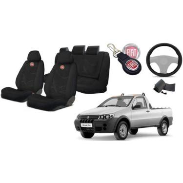 Imagem de Jogo Capas de Tecido Strada 2004 a 2011 + Capa Volante + Chaveiro - Ir