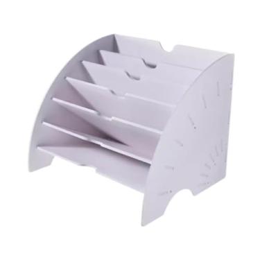 Imagem de MERIGLARE Organizador de arquivos de mesa Acessórios para a organização de documentos, classificador de arquivos do organizador de papel para sala de espera em