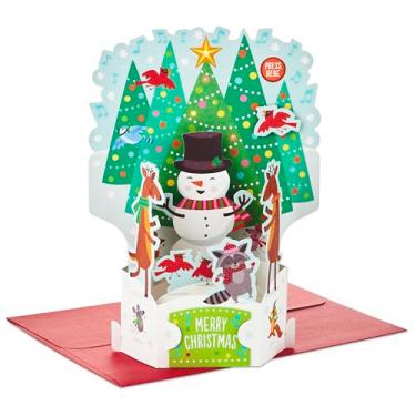 Imagem de Hallmark Cartão de Natal Pop Up Paper Wonder com luzes e música (toca Rockin' Around the Christmas Tree)