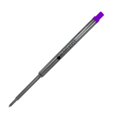 Imagem de Monteverde Refil esferográfica para caber em canetas esferográficas Waterman, médio, roxo, pacote com 50 (W134PL)
