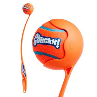 Imagem de Chuckit! Lançador de bolas esportivas, grande (66 cm de comprimento) coleta sem slobber