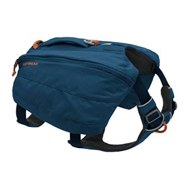 Imagem de Ruffwear, Mochila para cães Front Range, mochila com alça para caminhadas e passeios de um dia, lua azul, pequena