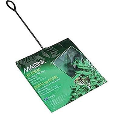 Imagem de Rede de peixes de nylon grosso preto de 25,4 cm, alça de 35,56 cm da Marina