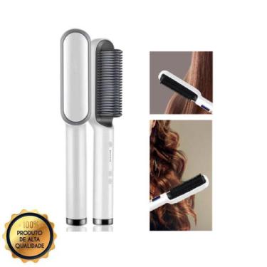 Imagem de Escova Alisadora Modeladora De Cabelos Profissional - Straimb