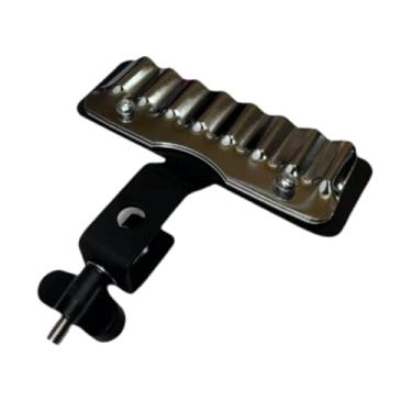 Imagem de Milageto Superfície de Jogo de aço para Percussão Crasher, Acessório Profissional de Bateria com Efeito Sonoro para Exercícios de Palco E Concerto, M