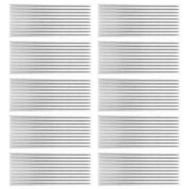 Imagem de 10 Peças Dissipador de Calor de Alumínio para Roteador Cpu Ic Radiador Pcb Amplificador Muito Prático e Bom Desempenho Função de Dissipação de Calor