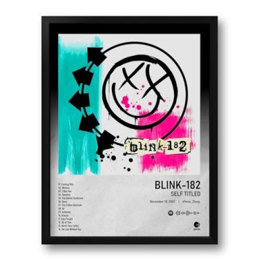 Imagem de Quadro com Moldura Spotify Álbum Self Titled Blink-182 - Tam. 33x43cm