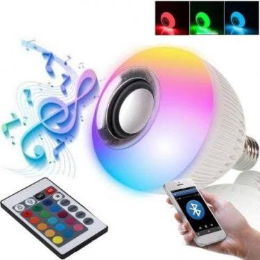 Imagem de Lampada Bluetooth LED RGB Colorida Musical E27 Bivolt - LED Force