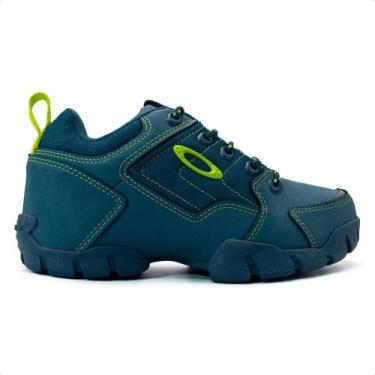 Imagem de Tênis oakley masculino halftrack low ii, Azul, Verde, 38