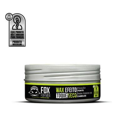 Imagem de Modelador Capilar Wax Efeito Toque Seco 120g - Fox For Men - world bar