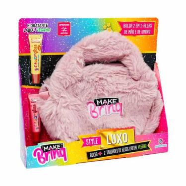 Imagem de Bolsa Plush Luxo c/ 2 Gloss Labial Vegano - Polibrinq
