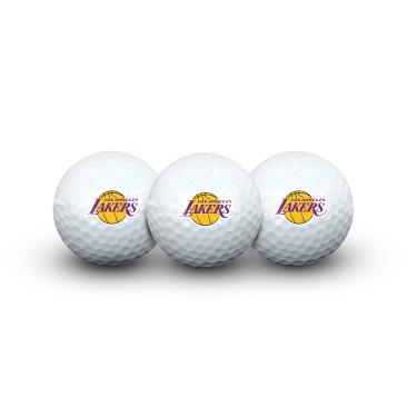 Imagem de Team Effort Bola de golfe NBA Los Angeles Lakers LA Lakers, pacote com 3 bolas de golfe, NA