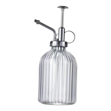Imagem de IEUDNS Spray de água de vidro para plantas, borrifador com bomba, ferramenta de jardinagem compacta, portátil e recarregável, regador para jardim e pátio, Claro