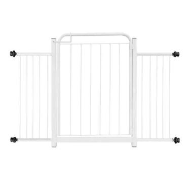 Imagem de Portão Pet Cães Cachorro Grade Segurança Bebês 78 A 122cm - Moveraço, 