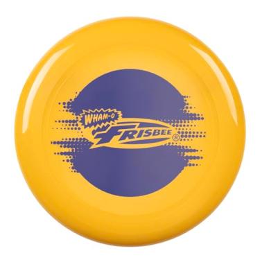 Imagem de WHAM-O Frisbee 130g 25.3 cm Outdoor Cool Flyer Flying Disc, Disco esportivo leve para crianças e adultos a partir de 5 anos, ótimo para jogos de quintal de parque na praia (amarelo)