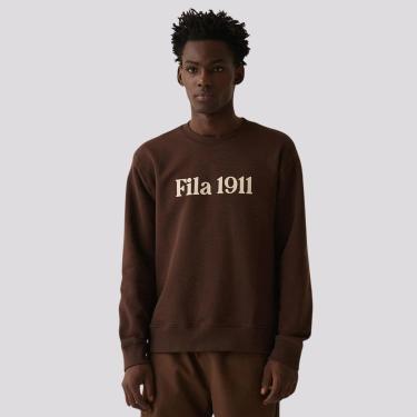 Imagem de Moletom Fila Comfort Letter III Marrom-Masculino