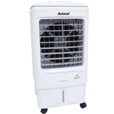 Imagem de Climatizador Ar Frio 18 L Portátil 220V Evaporativo Industrial Umidificador Branco Amvox ACL 018