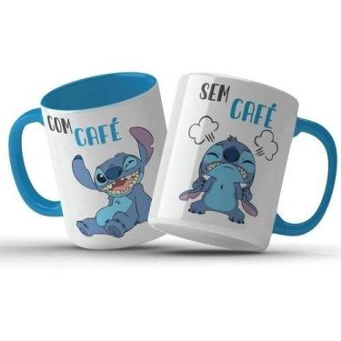 Imagem de Caneca Personalizada Stitch Lilo Disney Com Café Sem Café - loja dinka