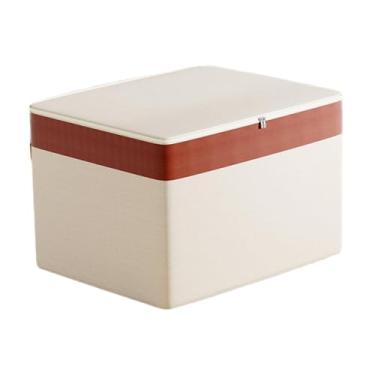 Imagem de YWJLQH Sacola organizadora de armário dobrável para guardar colchas, caixa de armazenamento multifuncional para roupas, cobertores e lençóis, 1 Camada 56x36x35cm