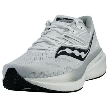 Imagem de Saucony Tênis de corrida feminino Triumph 20, Branco/preto, 10