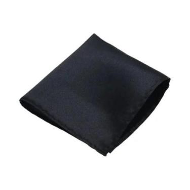 Imagem de Lenço de Bolso Masculino Vintage - Quadrado, Sólido e para Padrinhos d