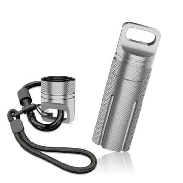 Imagem de Estojo de transporte de liga de alumínio compatível com Ledger Nano S S Plus BTC Bitcoin Wallet Hardware (prata)