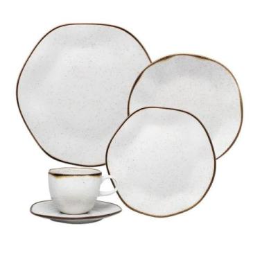 Imagem de Jogo De Jantar Em Porcelana Ryo Com 30 Peças Oxford Maresia